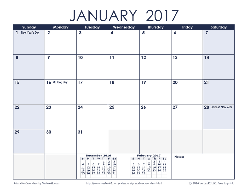 Free Printable Calendar - Printable Monthly Calendars