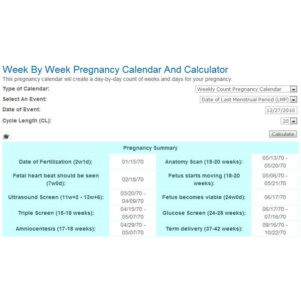 Free Printable Pregnancy Calendar: Follow Your Pregnancy