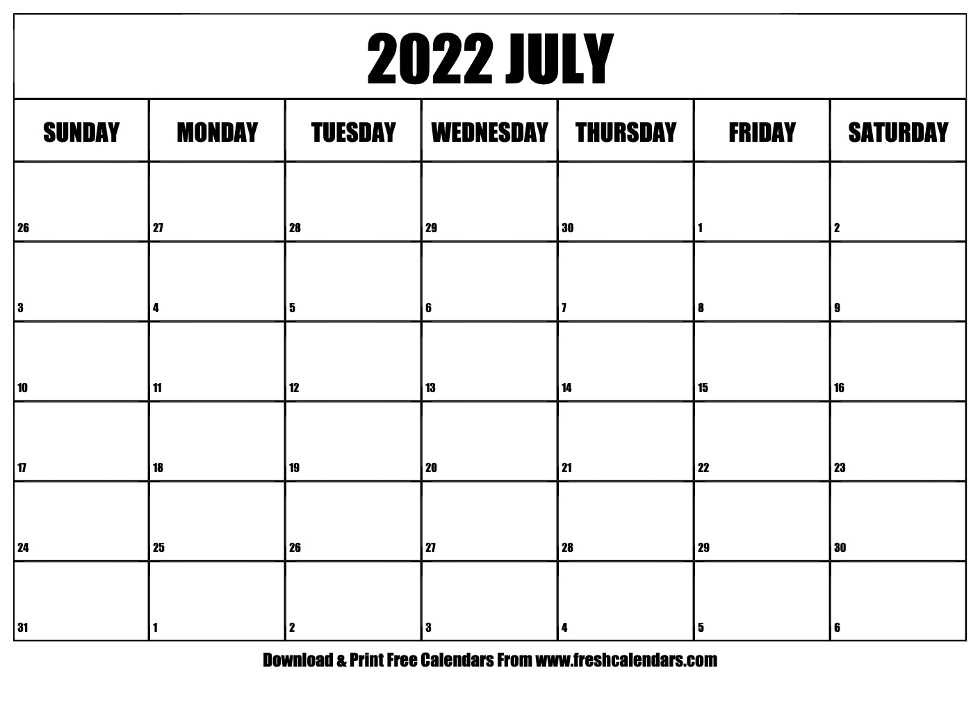George Mason Calendar 2022 - July Calendar 2022