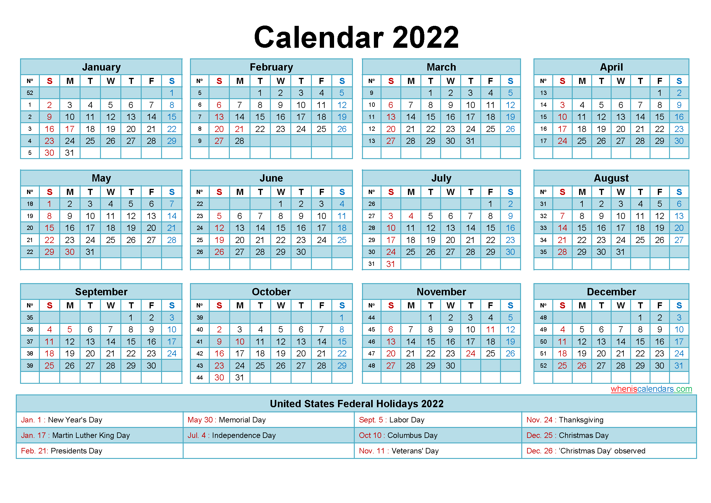 Government Of Canada 2022 Calendar