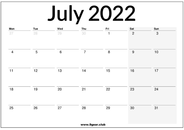 July August September 2022 Uk Printable Calendar
