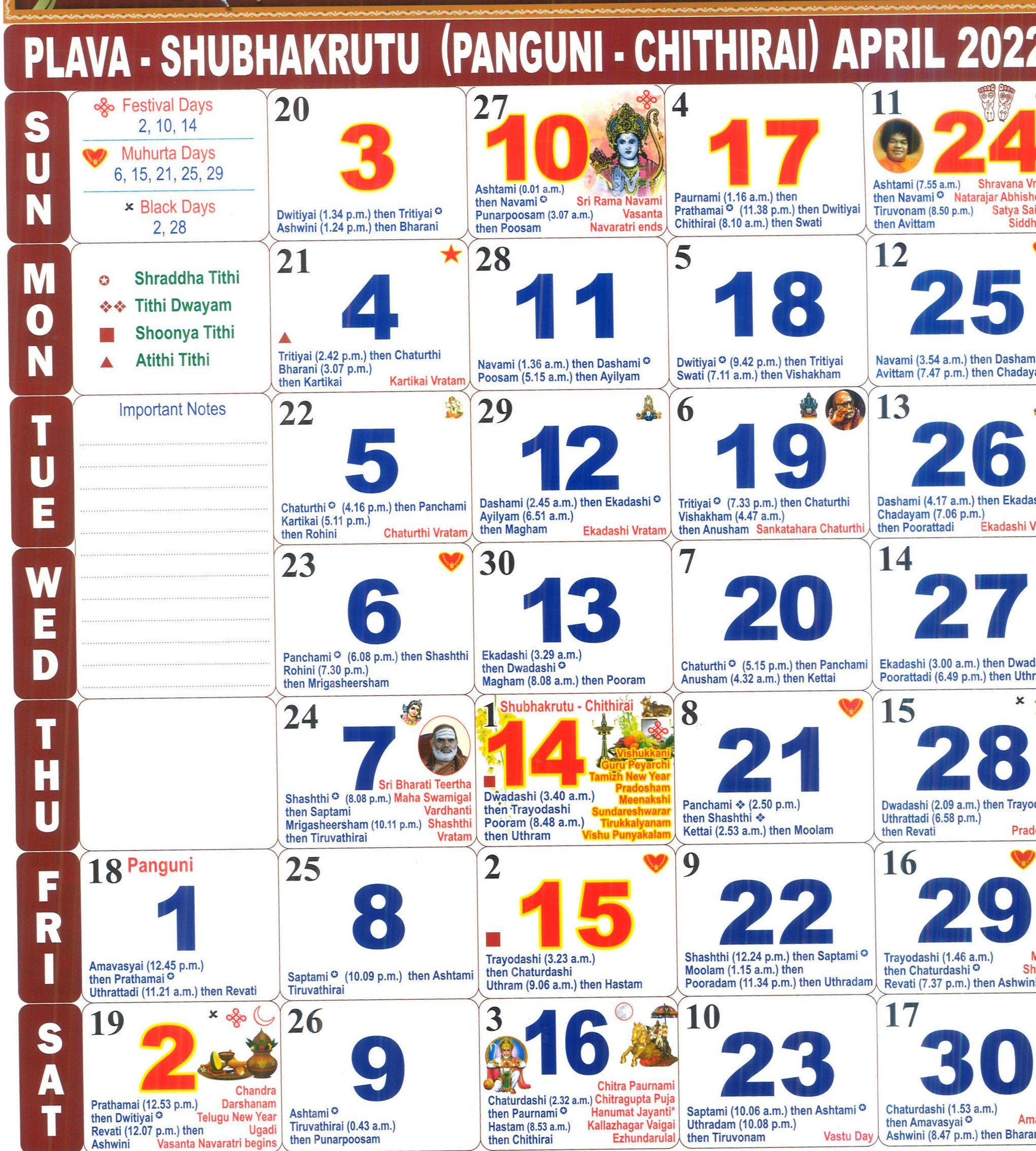 Kalender 2022 Tamil - Kalender Mit Feiertagen 2022