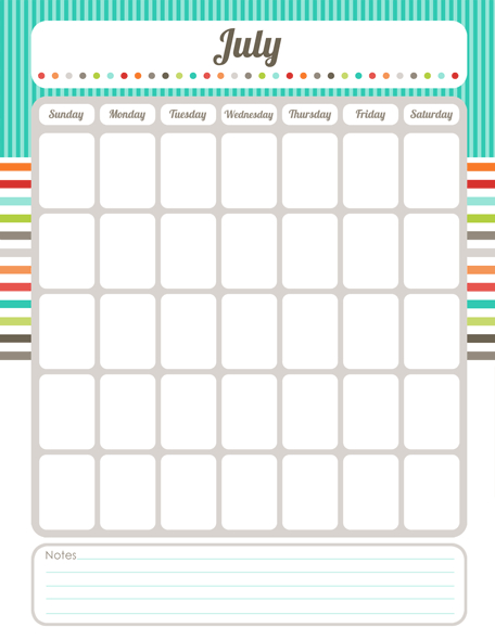 Organizing Calendar: The Harmonized House Project | Free