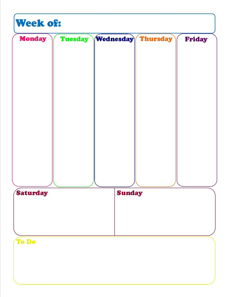 Sunday Through Saturday Monthly Calendar | Month Calendar Printable