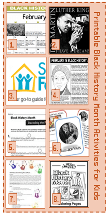 Printable Black History Month Activities For Kids - 3 Boys