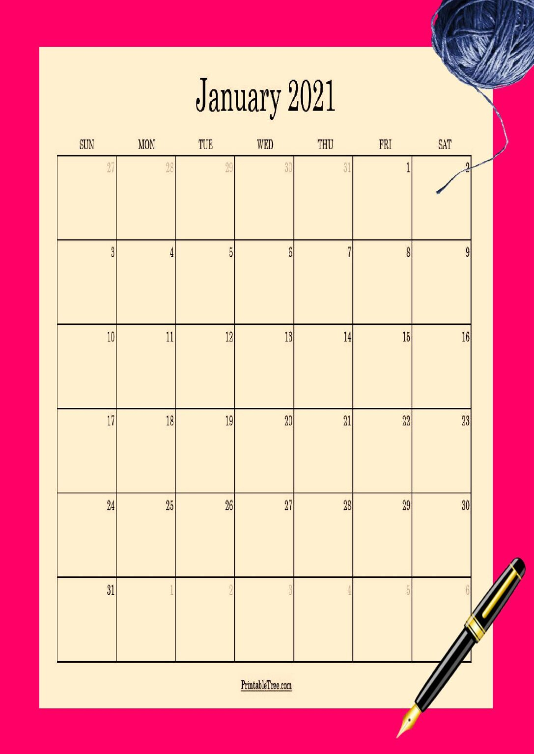 Free Printable Coloring Calendar 2022 Pdf