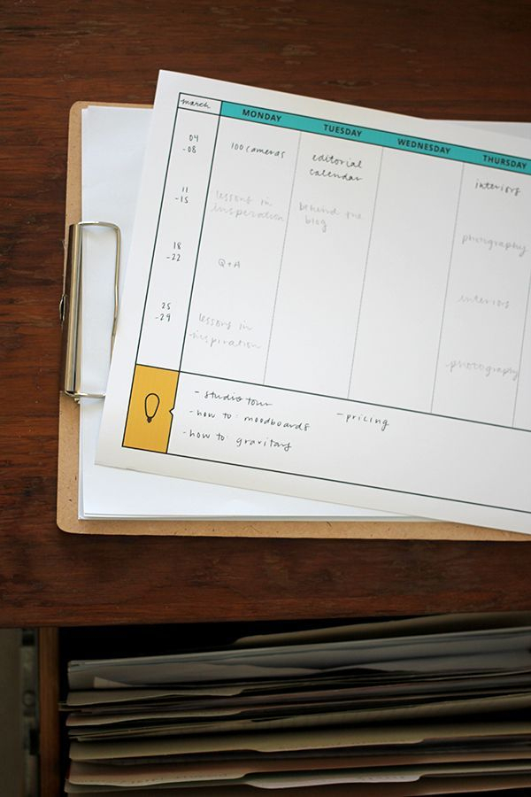 Printable Editorial Calendar For Bloggers | Business Blog