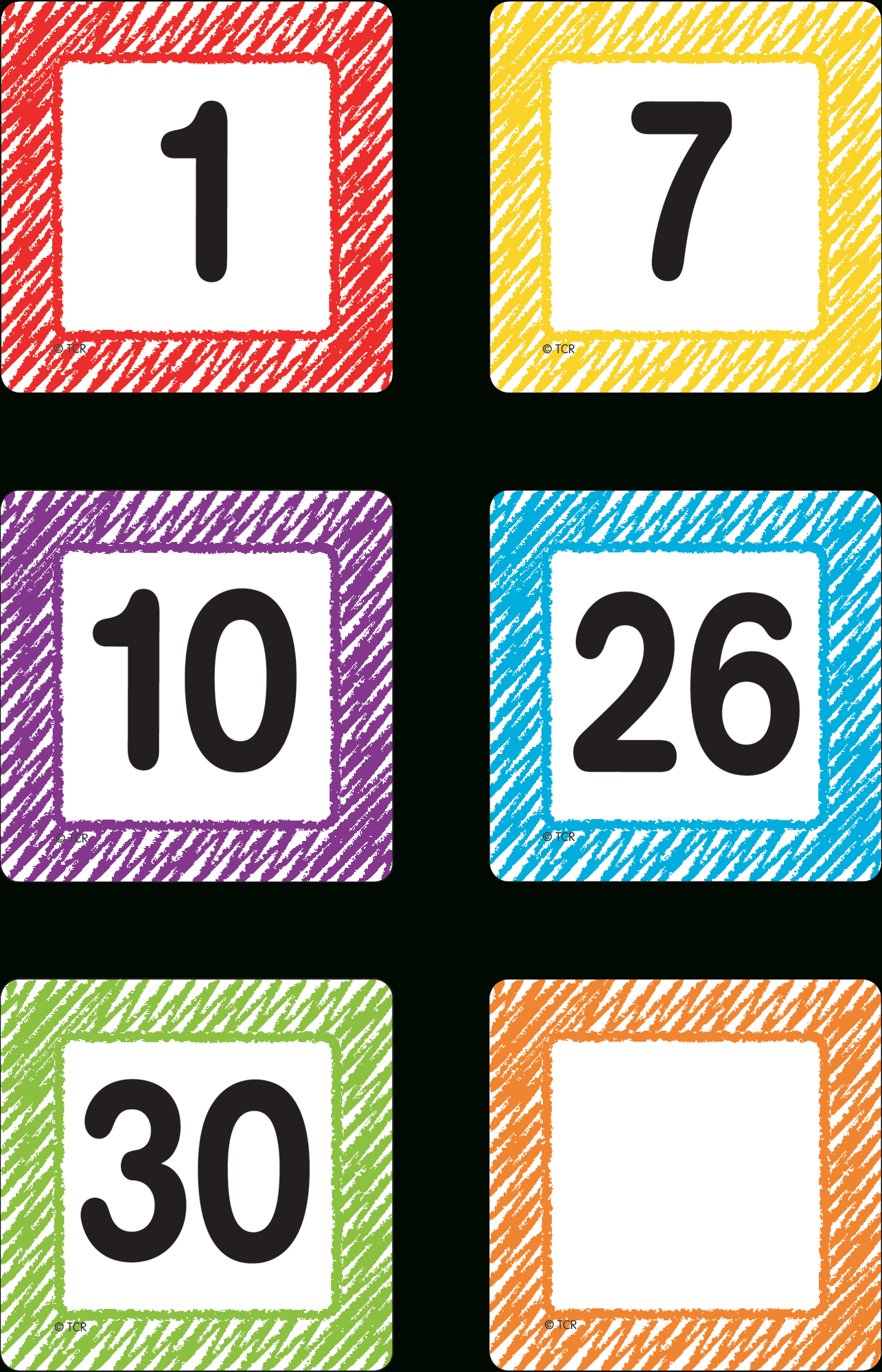 Scribble Calendar Days - Tcr3426 | Teacher Created Resources