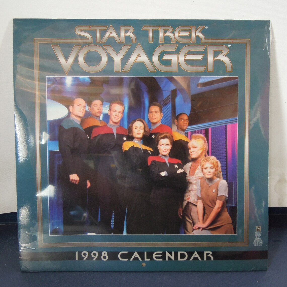 Star Trek Voyager 1998 Calendar New Still In Wrap 12 Month