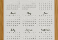 Minimal Botanical Design 2025 Printable Calendar One Page